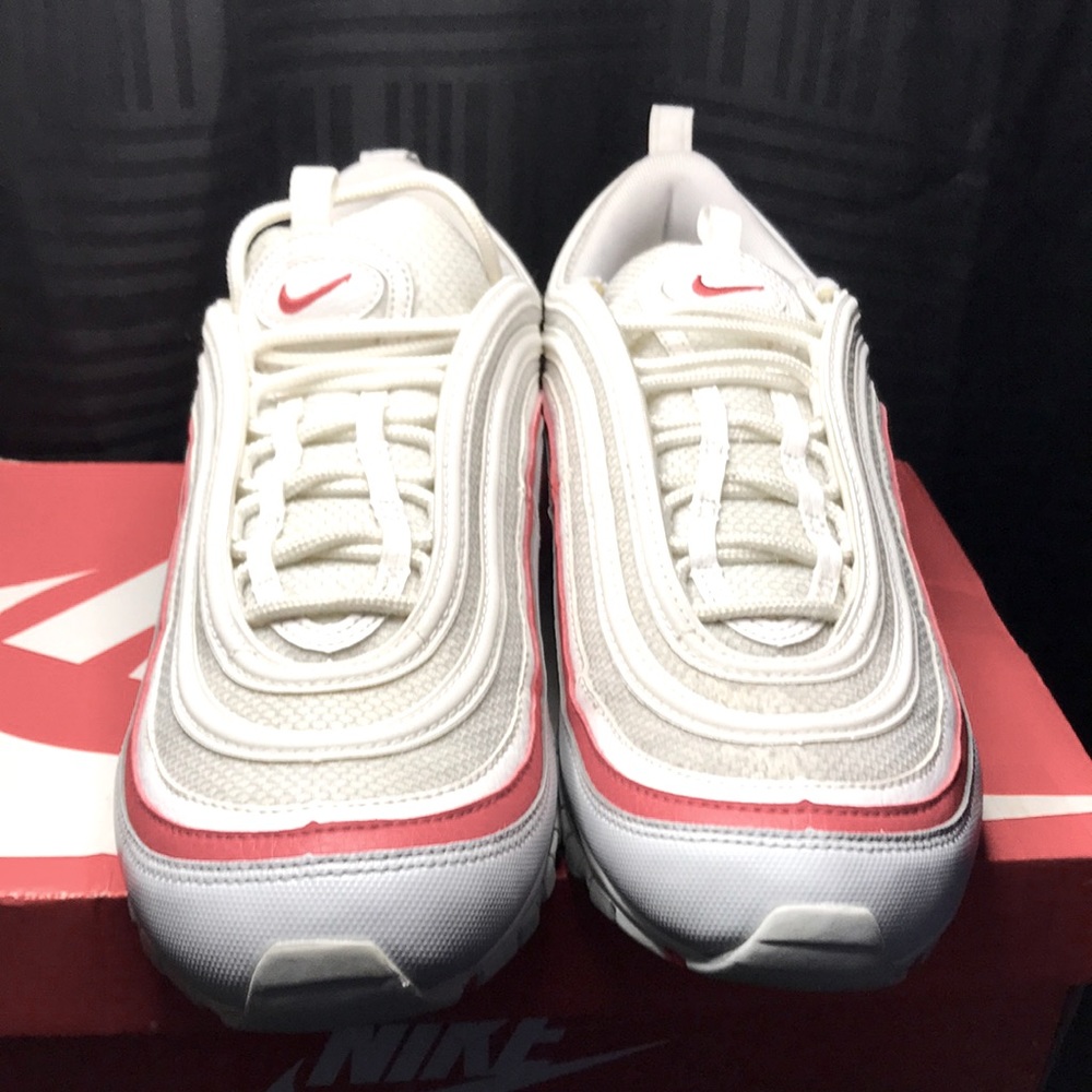 Nike red university shoes